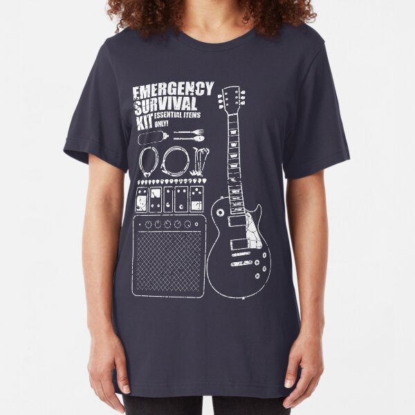 Guitar Survival Kit Slim Fit T-Shirt
