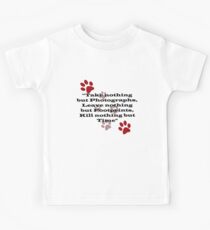 Photographers FootPrints #5 Kids Tee