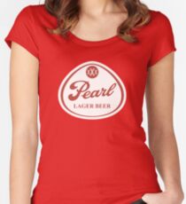Pearl Lager Beer Women's Fitted Scoop T-Shirt