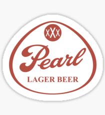 Pearl Lager Beer Sticker