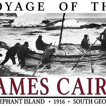 The Voyage Of The James Caird. Tote Bag by No Alphabet - 13 x 13