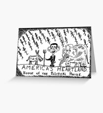 America's Heartland of the Political Maize Greeting Card