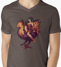 Mog's Chocobo Riding Club Men's V-Neck T-Shirt