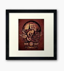 NINETEEN Framed Print