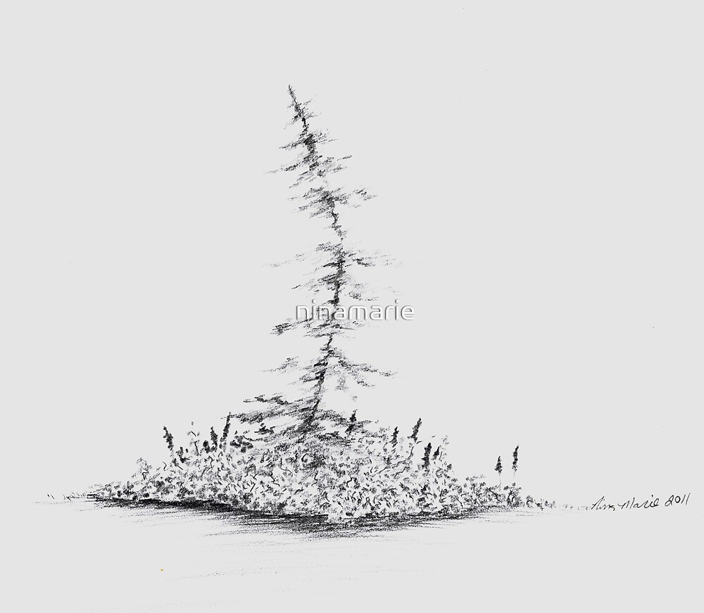 "Just a little Tree" by ninamarie Redbubble