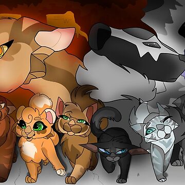 Warrior Cats Sticker Sheet - Thunder Clan 2 – Shinepaw Design