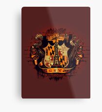 It's All in the Game Metal Print