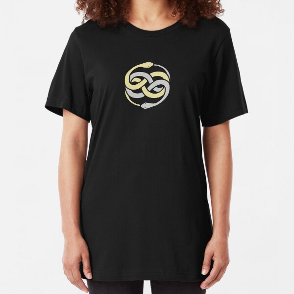 Auryn From The Never Ending Story - Gold Silver Slim Fit T-Shirt