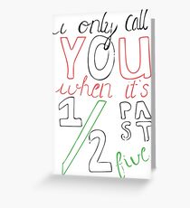 the hills Greeting Card