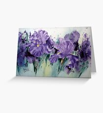 Wacky-Iris Greeting Card