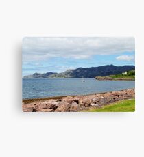 View to Inverewe from the Pool House Canvas Print