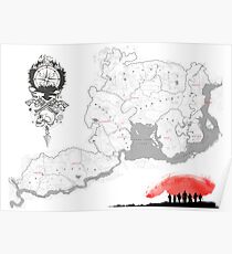 Red Dead Redemption 2 Map Poster