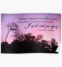 I Will Hold You Again Poster