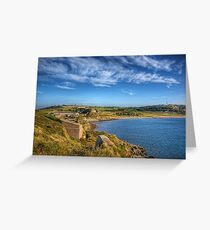 Braye and the Arsenal from Roselle - Alderrney Greeting Card