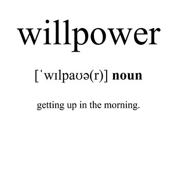 The science of willpower - Scope