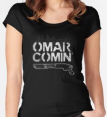 Omar Comin' Women's Fitted Scoop T-Shirt