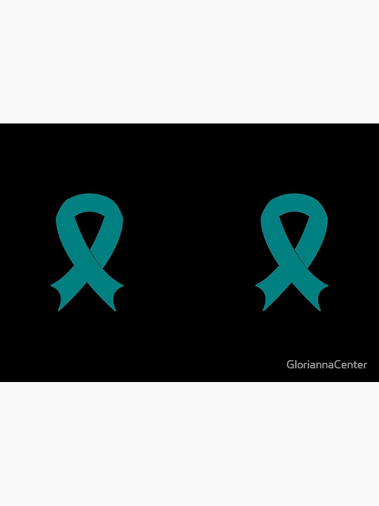 PCOS - teal ribbon by GloriannaCenter