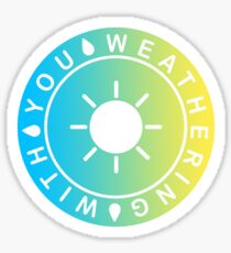 Weathering With You Sunny Gradient Sticker