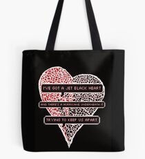 Bolsa de tela Jet Black Heart