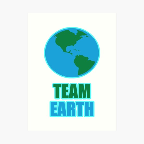 Team Earth Climate Activists Art Print