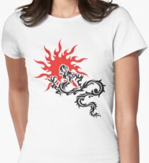 Chinese Dragon Women's Fitted T-Shirt