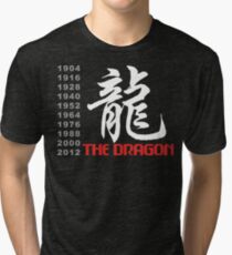 Chinese Zodiac Dragon Tri-blend T-Shirt