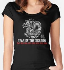 Year of The Dragon Women's Fitted Scoop T-Shirt