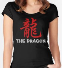 Chinese Zodiac Dragon Women's Fitted Scoop T-Shirt