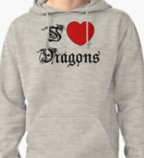 I Love Dragons Pullover Hoodie