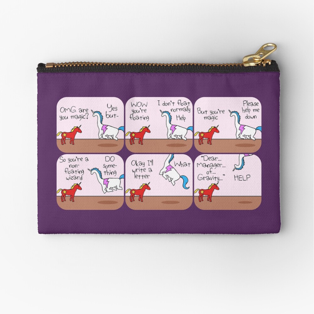 Gravity (Horned Warrior Friends) Zipper Pouch
