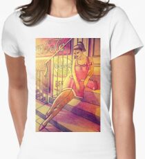 50s pinup Women's Fitted T-Shirt