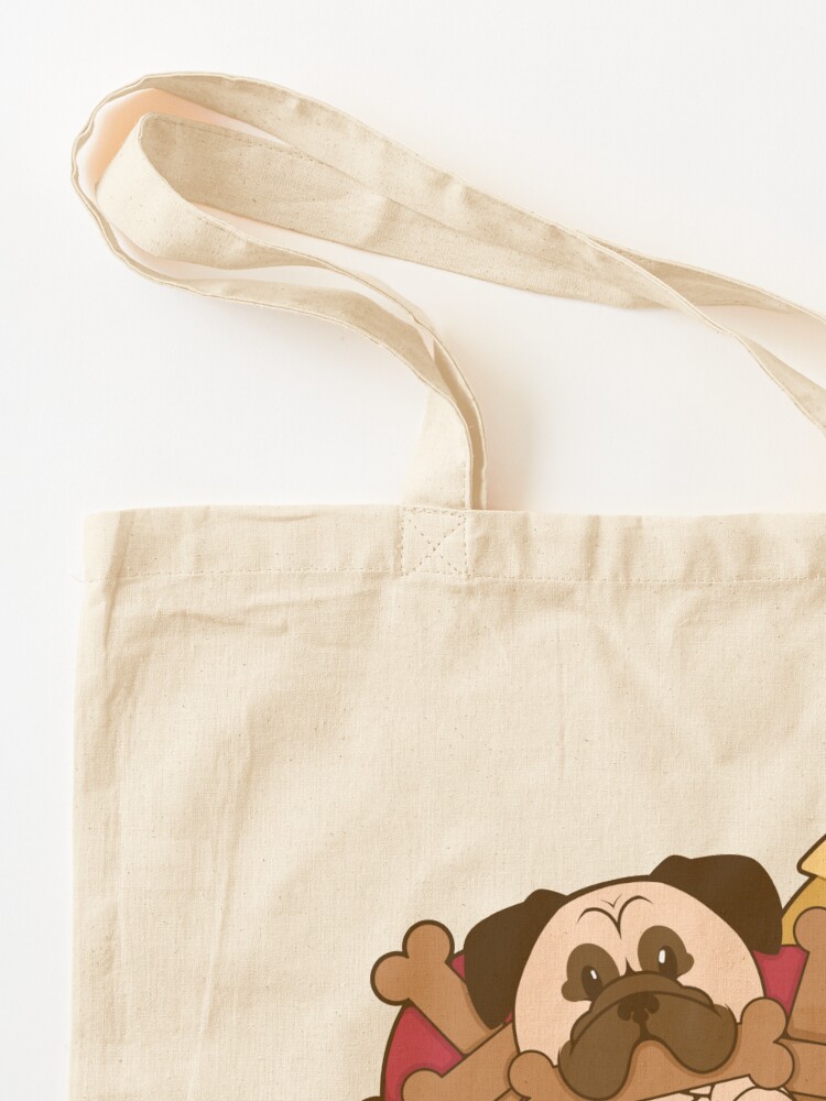 Alternate view of Valentines Box of Chocolates — Fawn Pug Tote Bag