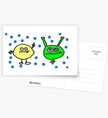Lemon vs martian Postcards