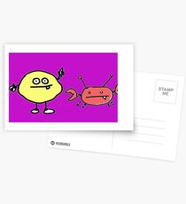 lemon v crabby Postcards