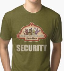 Five Nights at Freddy's - FNAF - Freddy Fazbear's Security Logo Tri-blend T-Shirt