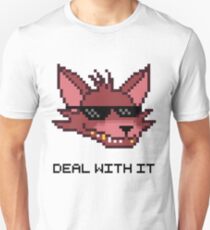 Five Nights at Freddy's - FNAF - Foxy - Deal With It Unisex T-Shirt
