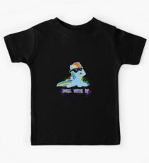 My Little Pony - MLP - Raindow Dash - Deal With It Kids Tee