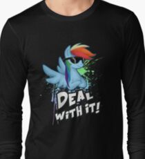 My Little Pony - MLP - Rainbow Dash - Deal With It Long Sleeve T-Shirt