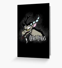My Little Pony - MLP - Discord - Chaos Reigns Greeting Card