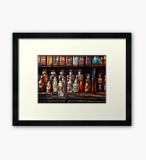 Pharmacy - The Chemistry Set Framed Print