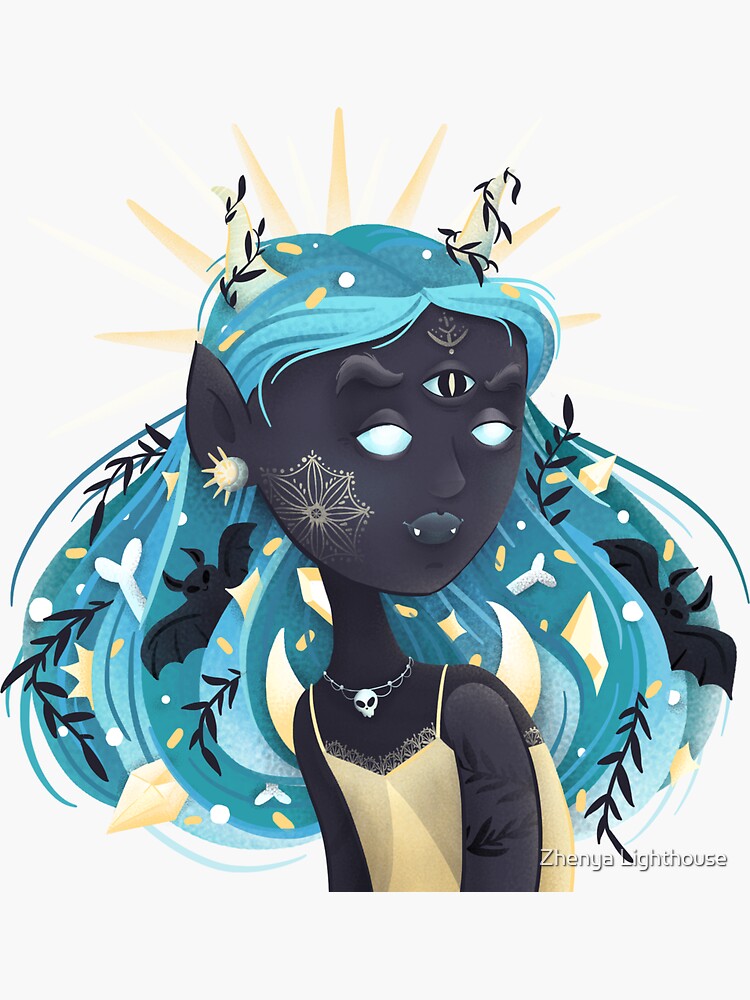 Moon witch by evasabrekova
