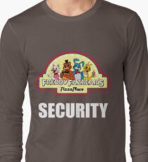Five Nights at Freddy's - FNAF 2 - Freddy Fazbear's Security Logo Long Sleeve T-Shirt
