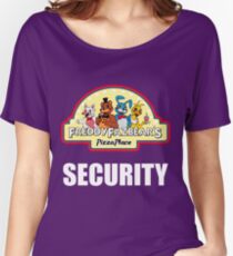 Five Nights at Freddy's - FNAF 2 - Freddy Fazbear's Security Logo Women's Relaxed Fit T-Shirt