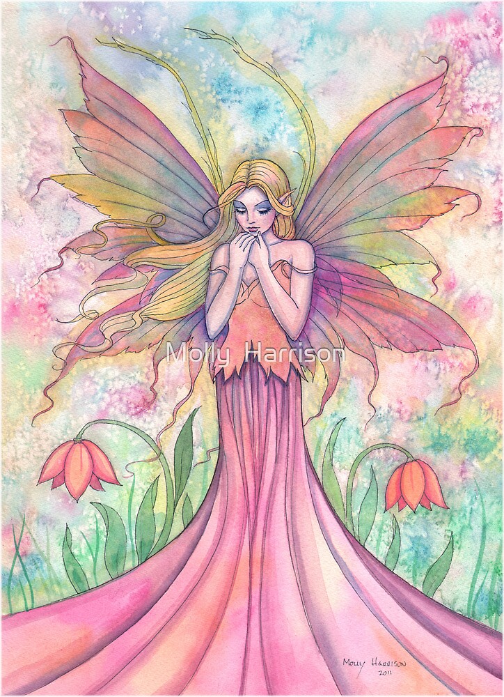 ""Wildflower" Fairy Art by Molly Harrison" by Molly Harrison | Redbubble