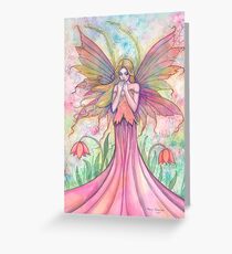 "Wildflower" Fairy Art by Molly Harrison Greeting Card
