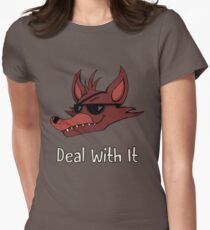Five Nights at Freddy's - FNAF - Foxy - Deal With It Women's Fitted T-Shirt