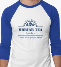 MoriarTea Blue Men's Baseball ¾ T-Shirt