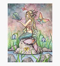 "Creekside Magic" Mermaid Art by Molly Harrison Photographic Print