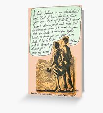 into my arms Greeting Card