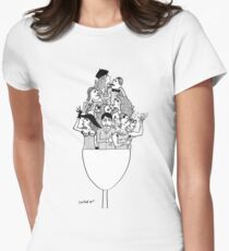 Retro Women's Fitted T-Shirt